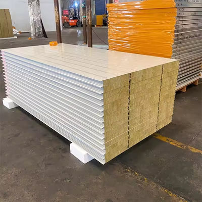 Mua Máy cách nhiệt làm sạch phòng Sandwich Panel Rock Wool 50mm 75mm 100mm online manufacture