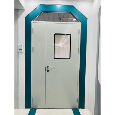 Mua Phòng sạch Không đối xứng Cửa kim loại 2 lá, Cửa thép bệnh viện phủ bột online manufacture