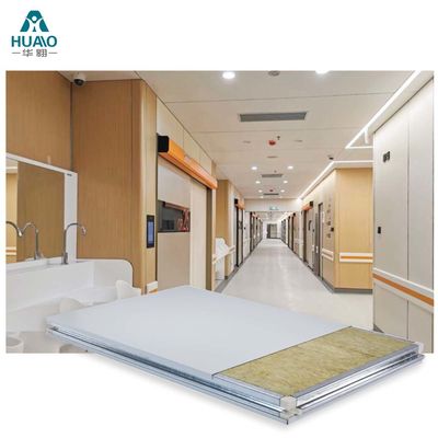 Mua Tự làm phòng sạch Rock Wool Sandwich Panel Bảo vệ âm thanh chống cháy online manufacture