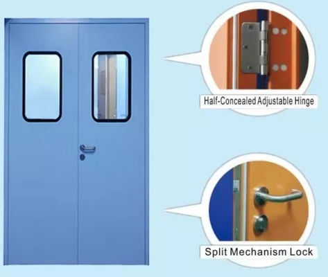 Mua Không bụi thép phòng sạch cửa lắc, xưởng cửa đôi chống cháy tùy chỉnh online manufacture