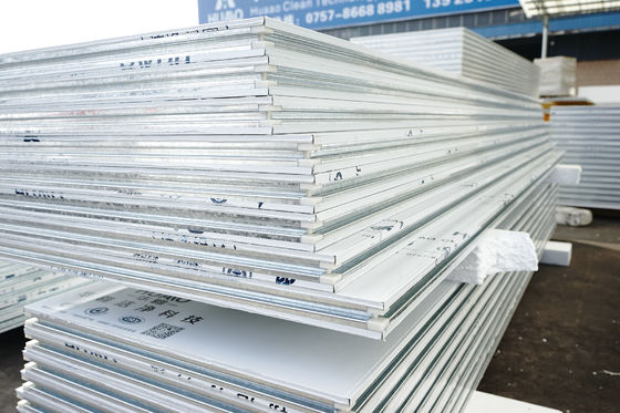 Mua Bảo vệ nhiệt Rock Wool Sandwich Panel Phòng sạch Panel A1 chống cháy online manufacture