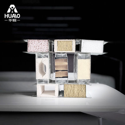 Mua Bảng tường sandwich Rockwool 50Mm Metal Glass Wool Mgo Bảng sandwich cho tường Bảng phòng sạch online manufacture