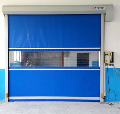Điện PVC cửa tròn nhanh chống gió cho kho hàng hậu cần